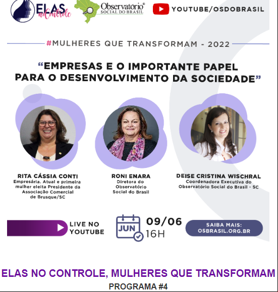 Elas no Controle #4 - Empresas e o Importante Papel para o Desenvolvimento da Sociedade e Territórios