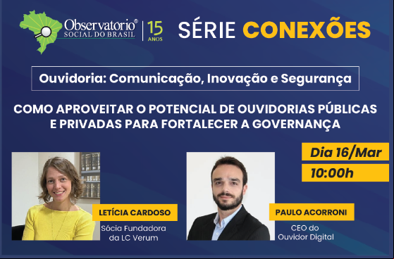 OUVIDORIA: COMUNICAÇÃO, INOVAÇÃO E SEGURANÇA