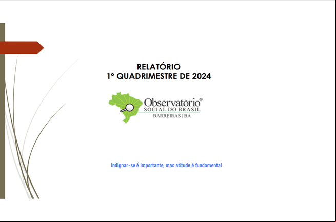 1º RELATÓRIO QUADRIMESTRAL DE 2024