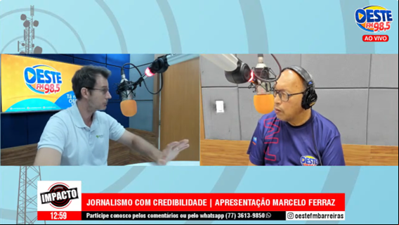 Divulgação do 2º Relatório Quadrimestral/2023 é tema de apresentação e entrevista em rádio e TV